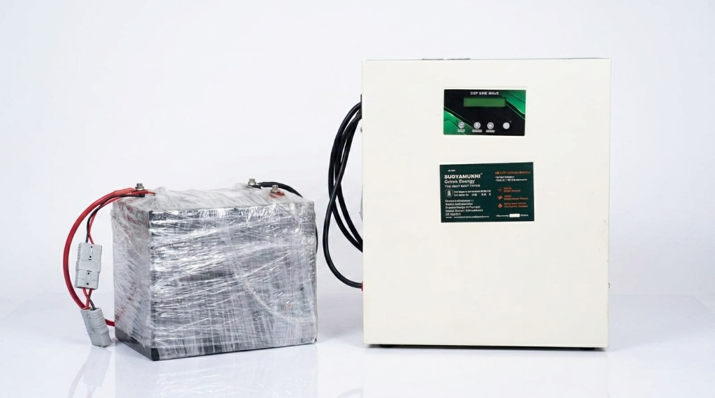 Suryamukhi Premium Home Inverter and Lithium Battery Backup Setup